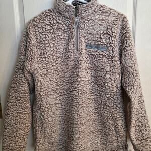 Nine Line Women's Cozy Brown Sherpa Pullover